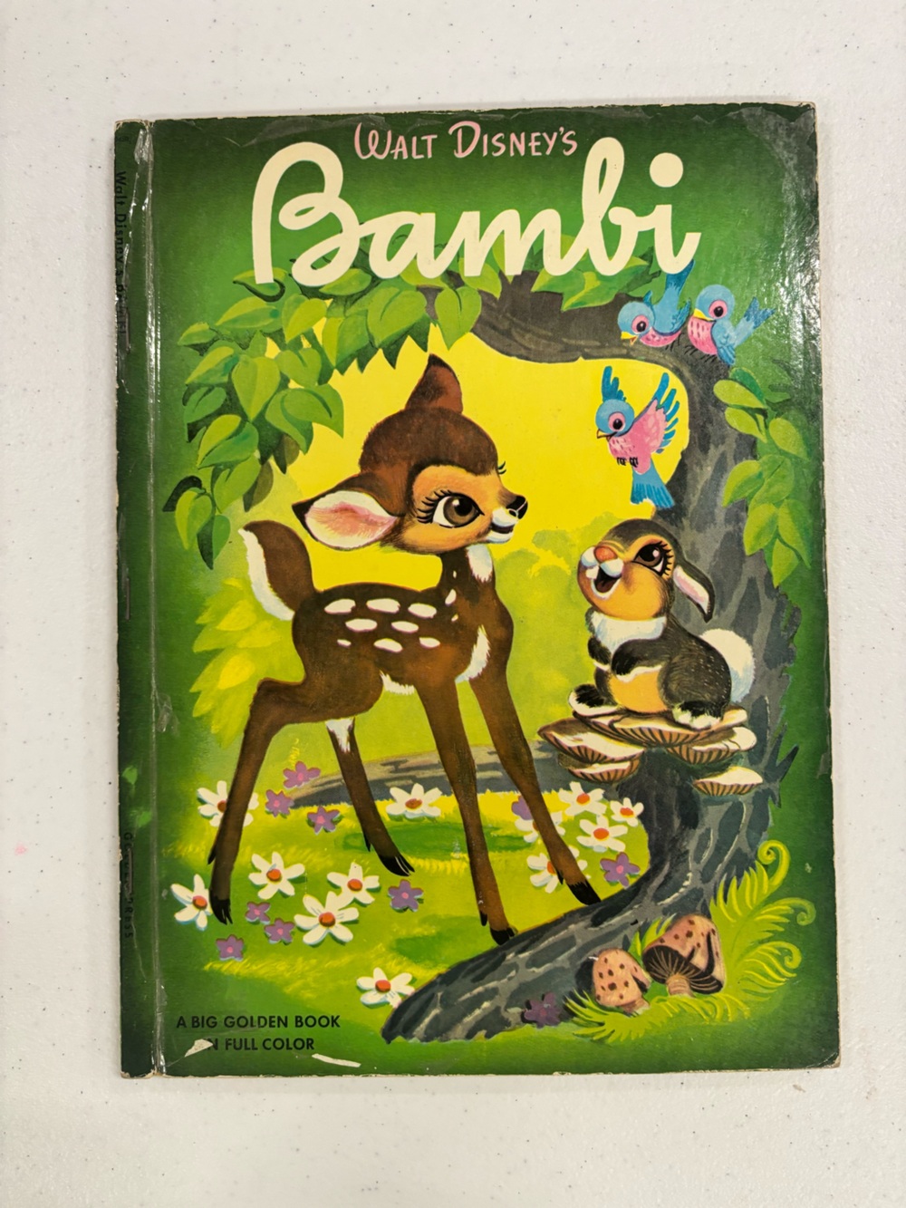 1940s Walt Disney Bambi Vintage-Style Big Golden Book
